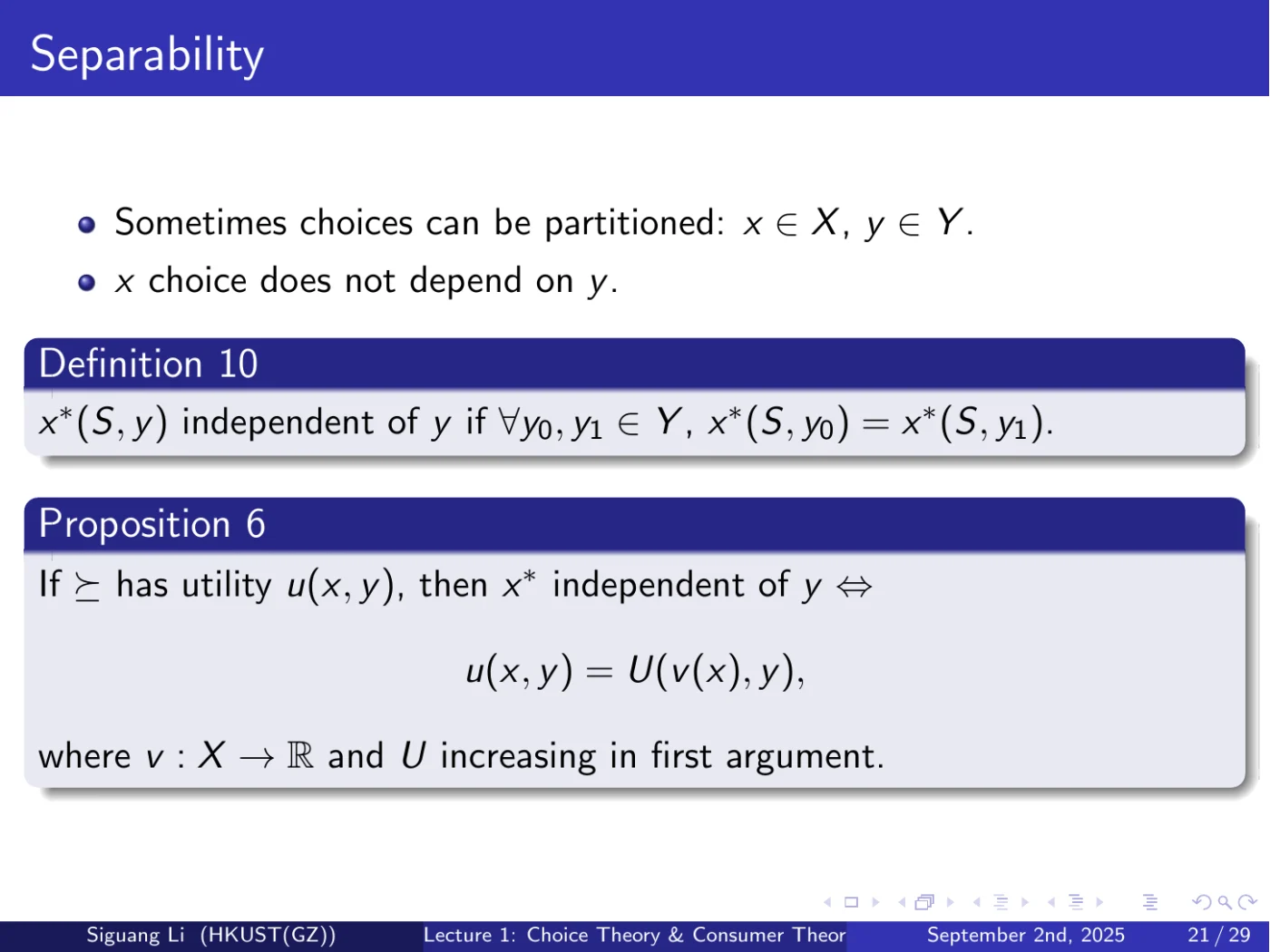 课件第 21 页：Separability