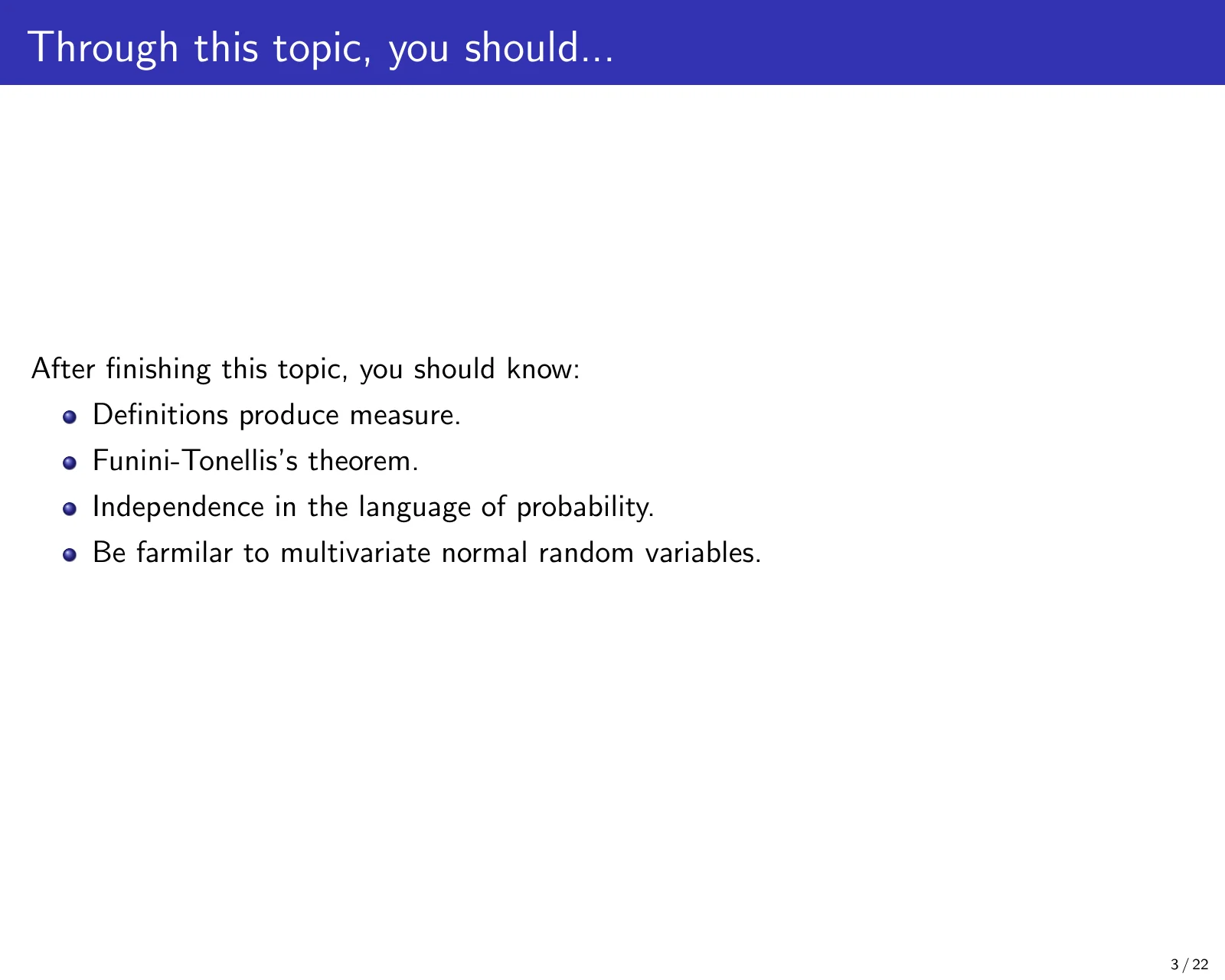 课件第 3 页：Through this topic, you should...